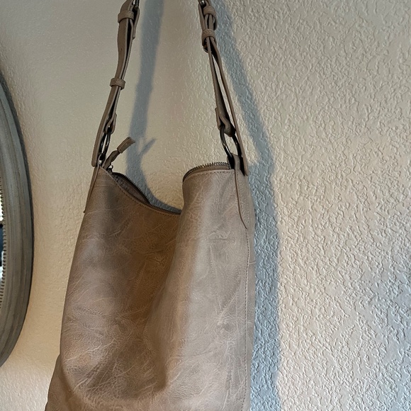 Joy Susan Grey Hobo Tote - Picture 14 of 14